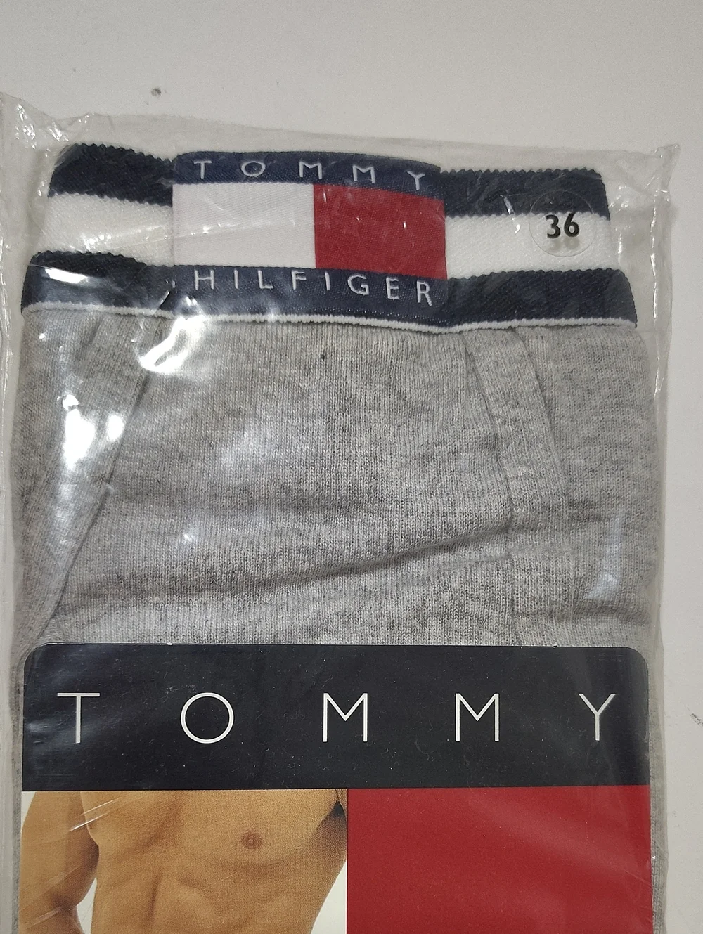 Vintage Tommy Hilfiger Gray Men's Brief - 1 Pair - Size 36 - NIP
